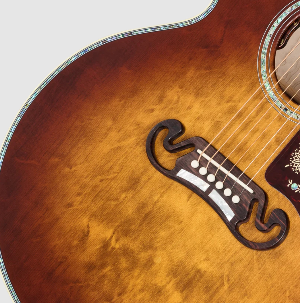 Gibson Custom Shop Sj200 Ann. Ltd Super Jumbo Epicea Erable Rw - Cremona Burst - Folk guitar - Variation 2