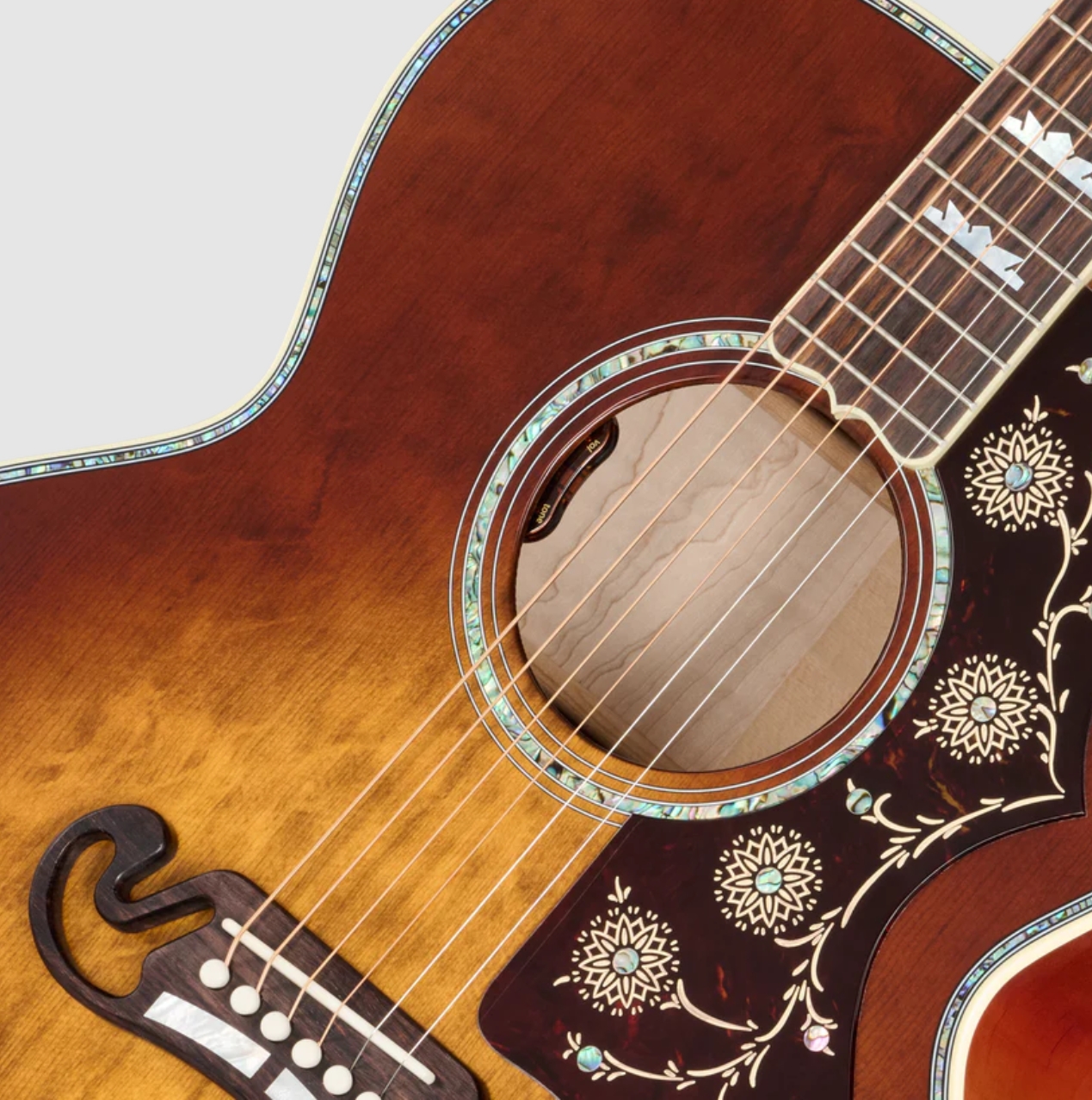 Gibson Custom Shop Sj200 Ann. Ltd Super Jumbo Epicea Erable Rw - Cremona Burst - Folk guitar - Variation 3