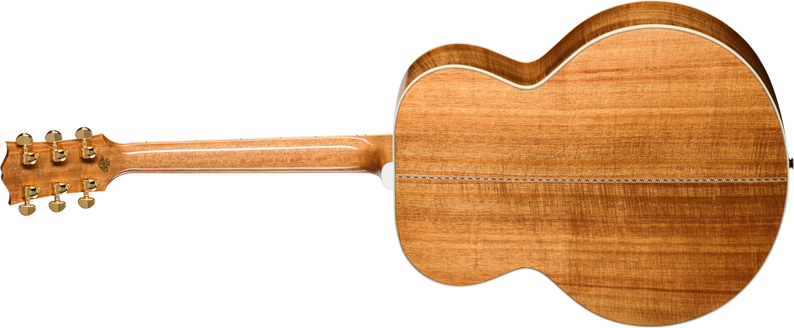 Gibson Custom Shop Sj200 Elegant Koa Artisan Jumbo Epicea Koa Rw - Honey Burst - Folk guitar - Variation 1