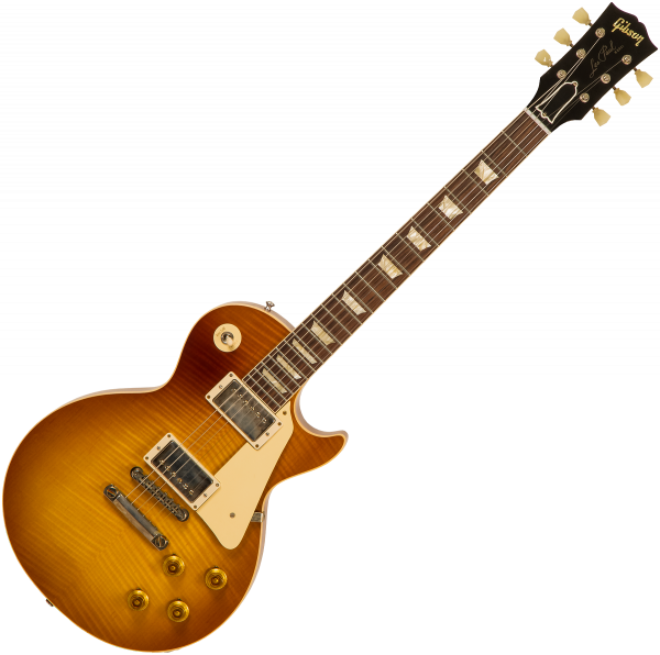 Solid body electric guitar Gibson Custom Shop Standard Historic 1959 Les Paul Standard - Vos burnt honey drop burst