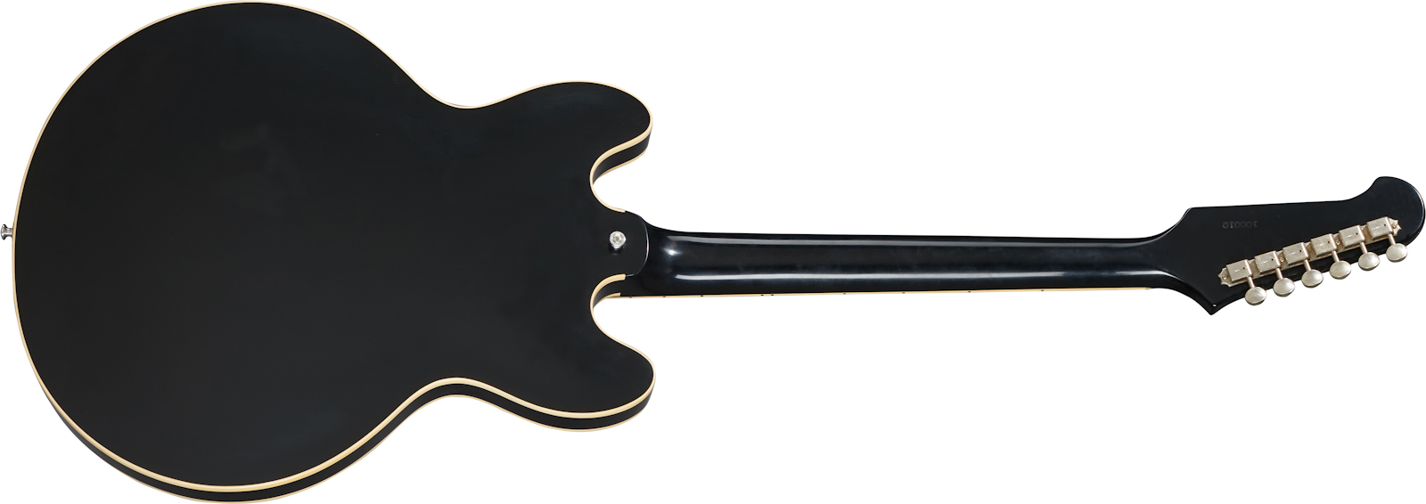 Gibson Custom Shop Trini Lopez Standard 1964 Reissue 2h Ht  Rw - Vos Ebony - Semi-hollow electric guitar - Variation 1