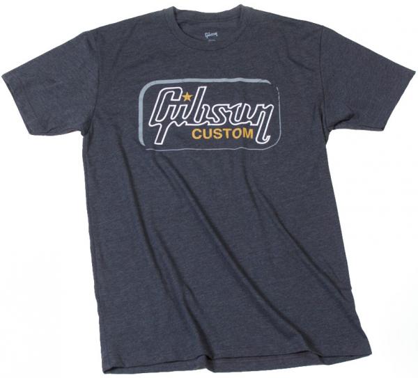 T-shirt Gibson Custom T Heathered Gray - S