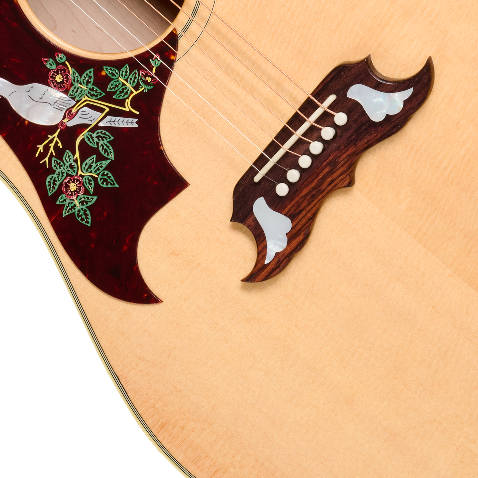 Gibson Dove Lh Original (baggs Hifi Dna) Dreadnought Gaucher Epicea Erable Rw - Antique Natural - Folk guitar - Variation 2