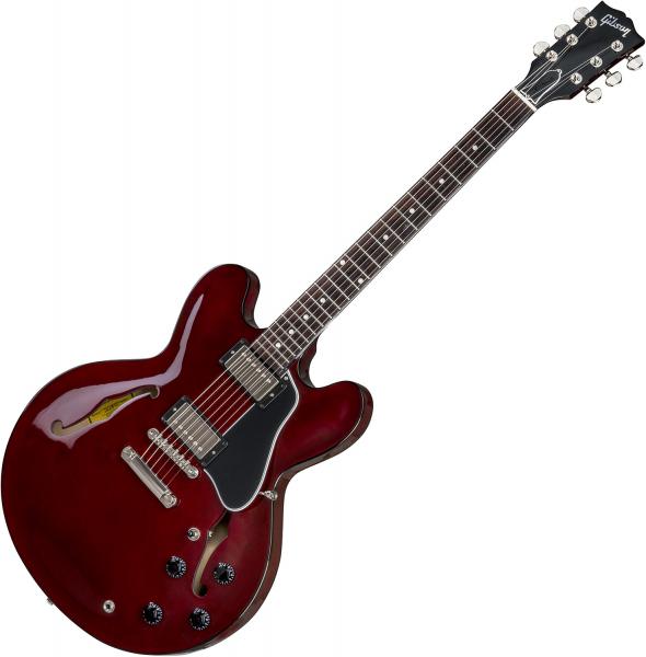 Semi-hollow electric guitar Gibson ES-335 DOT - wine red