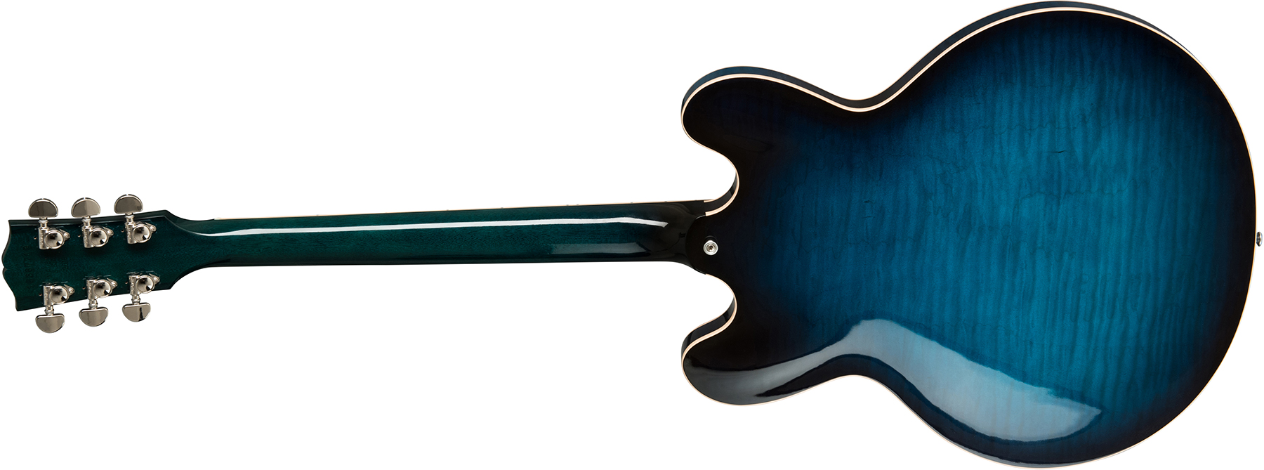 Gibson Es-335 Dot 2019 Hh Ht Rw - Blue Burst - Semi-hollow electric guitar - Variation 1