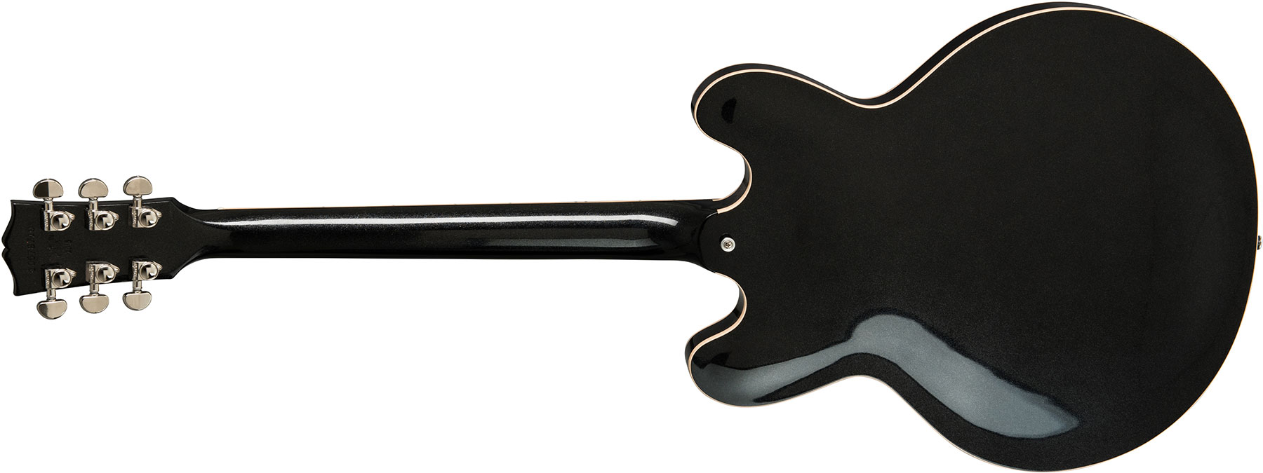 Gibson Es-335 Dot 2019 Hh Ht Rw - Graphite Metallic - Semi-hollow electric guitar - Variation 2
