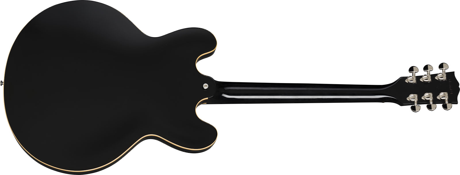 Gibson Es-335 Dot P-90 2019 Ht Rw - Ebony - Semi-hollow electric guitar - Variation 1