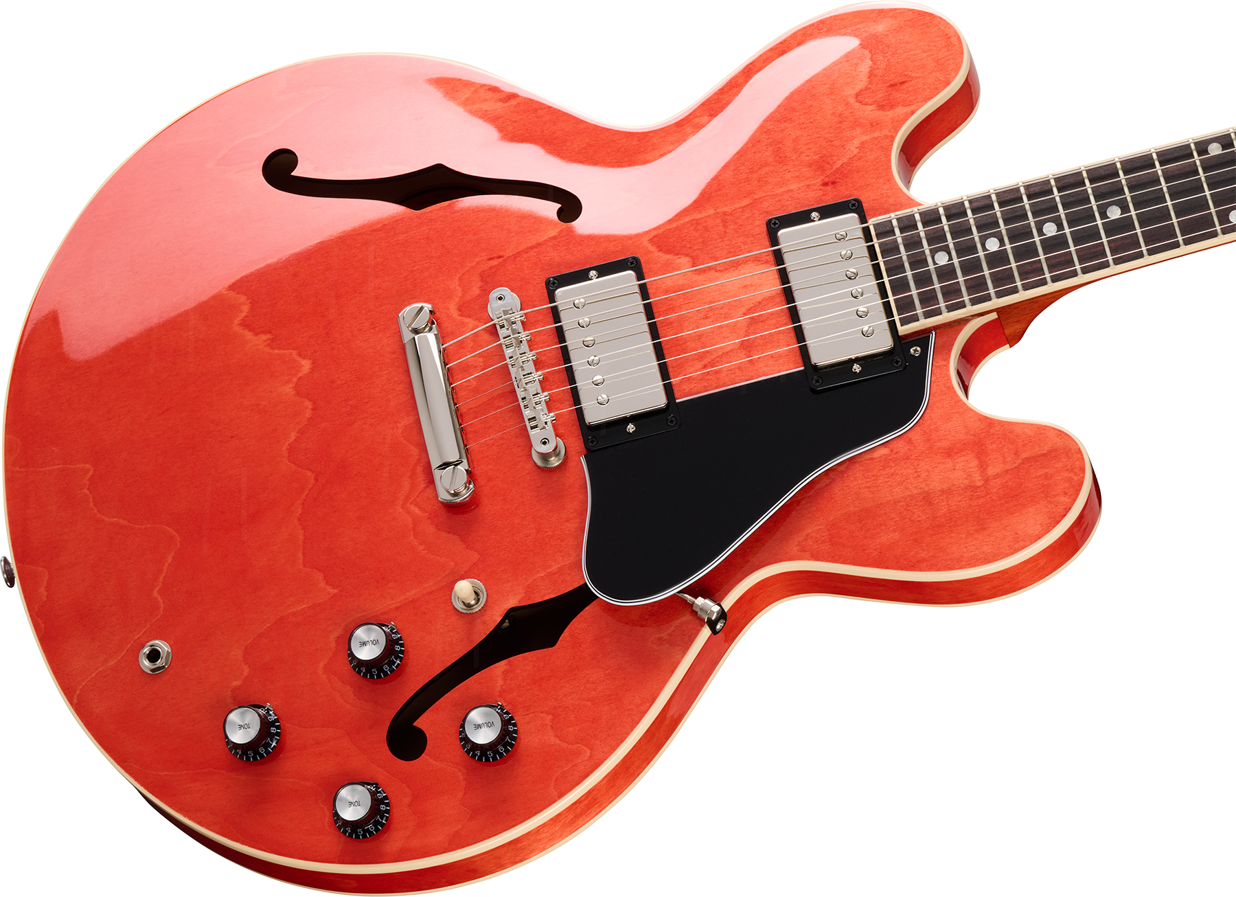 Gibson Es-335 Original Custom Color 2h Ht Rw - Watermelon - Semi-hollow electric guitar - Variation 3