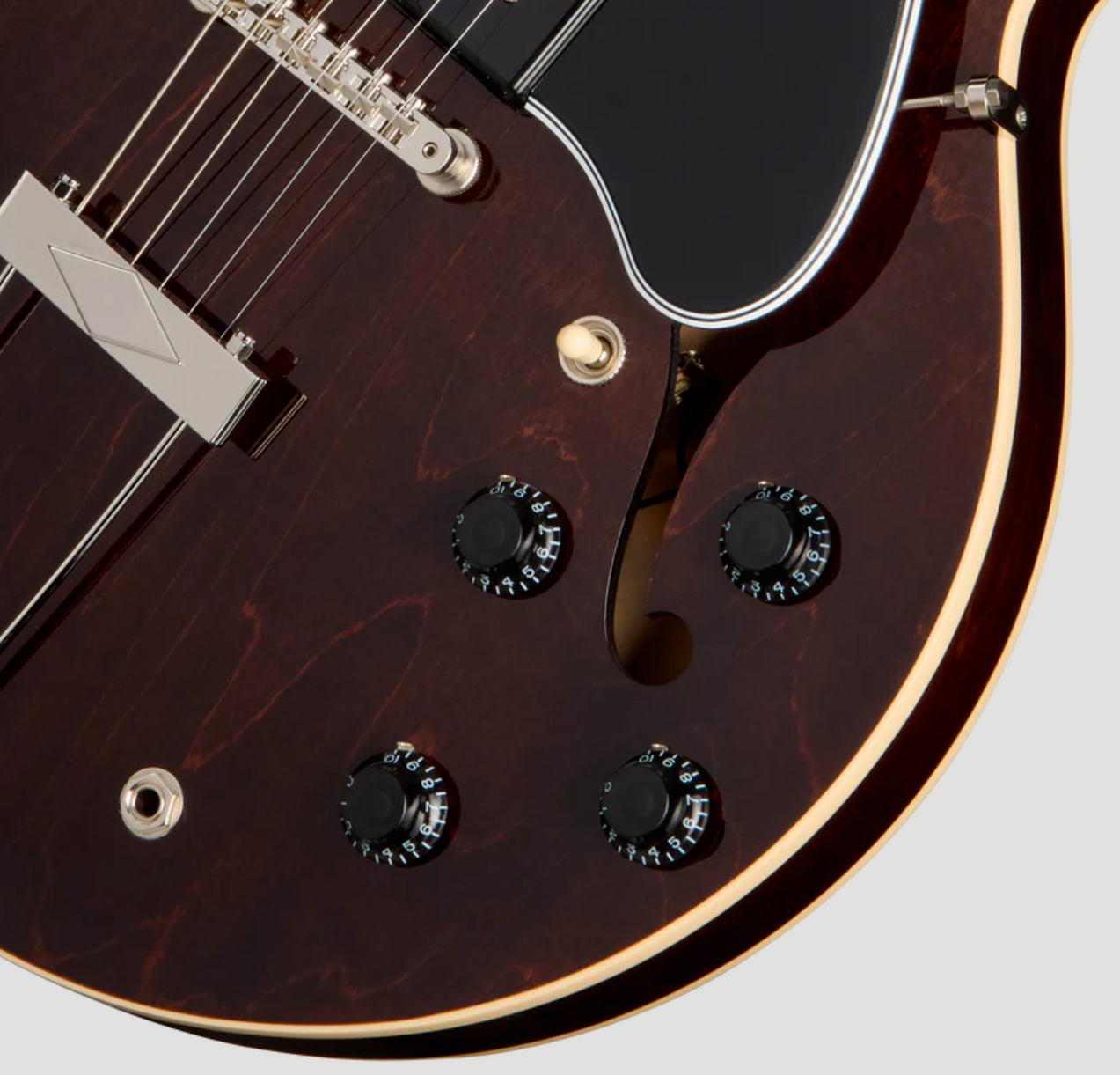 Gibson Es330 Original 2s P90 Ht Rw - Dark Walnut - Semi-hollow electric guitar - Variation 3