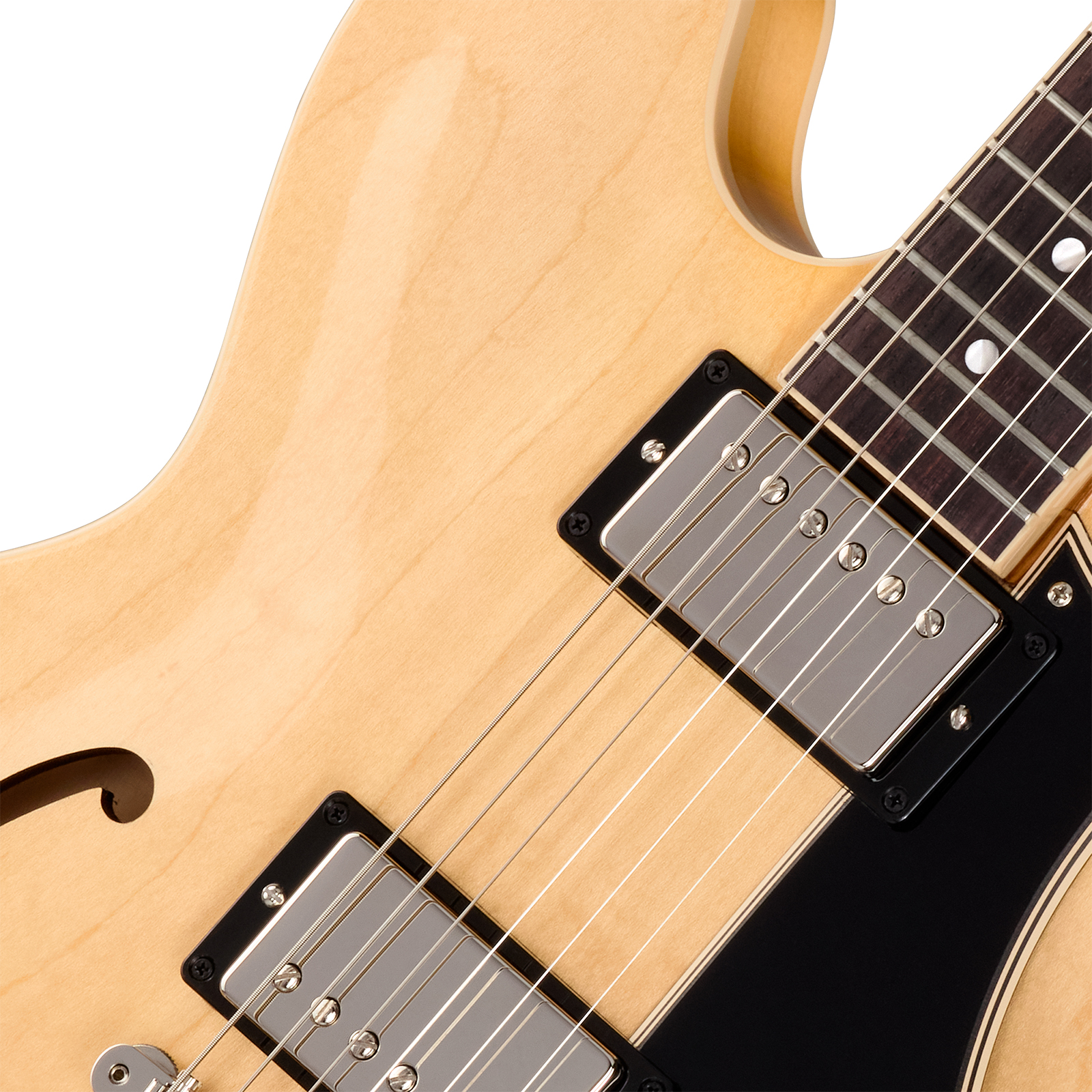 Gibson Es335 50s Usa 2h Ht Rw - Vintage Natural - Semi-hollow electric guitar - Variation 2