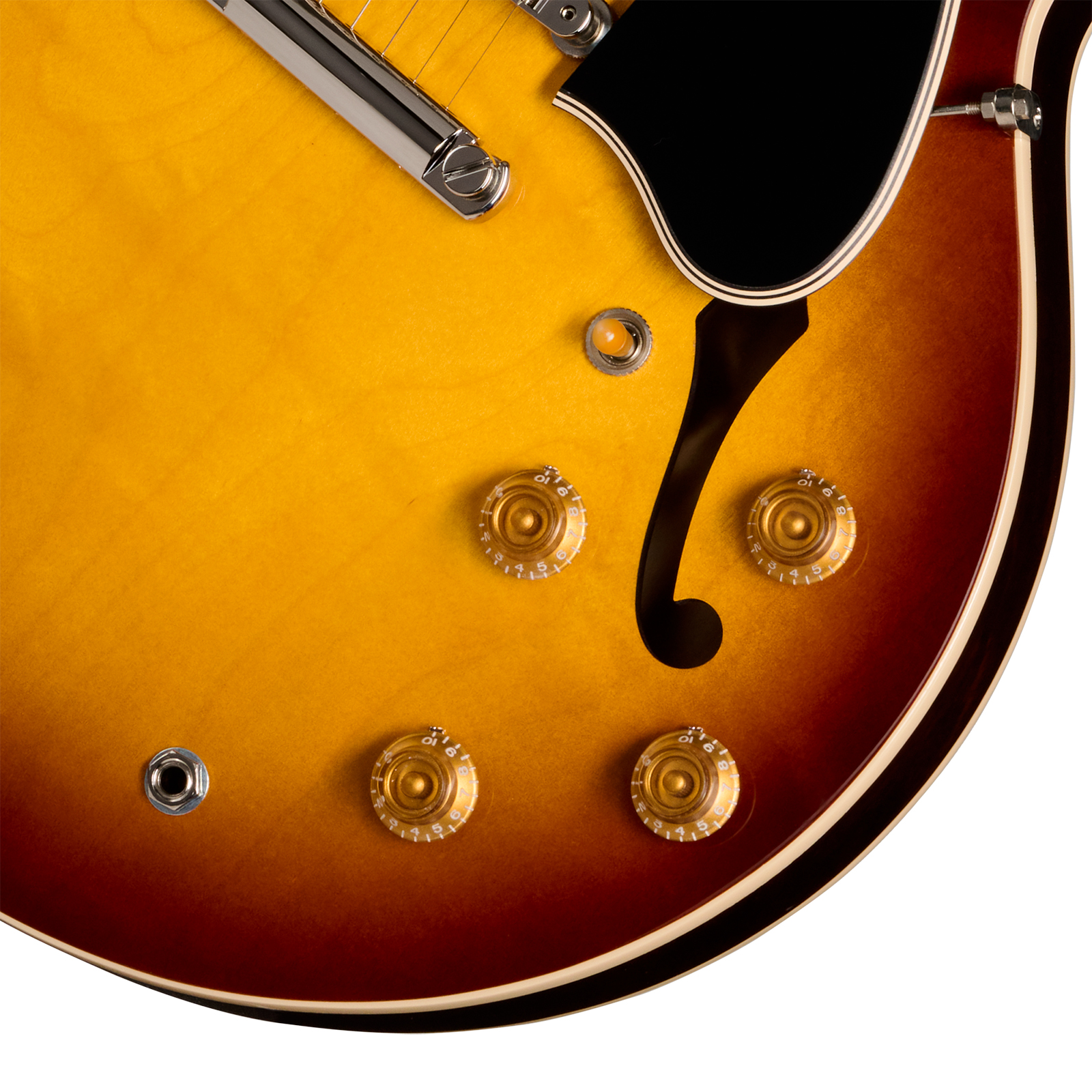 Gibson Es335 50s Usa 2h Ht Rw - Vintage Tobacco Burst - Semi-hollow electric guitar - Variation 3