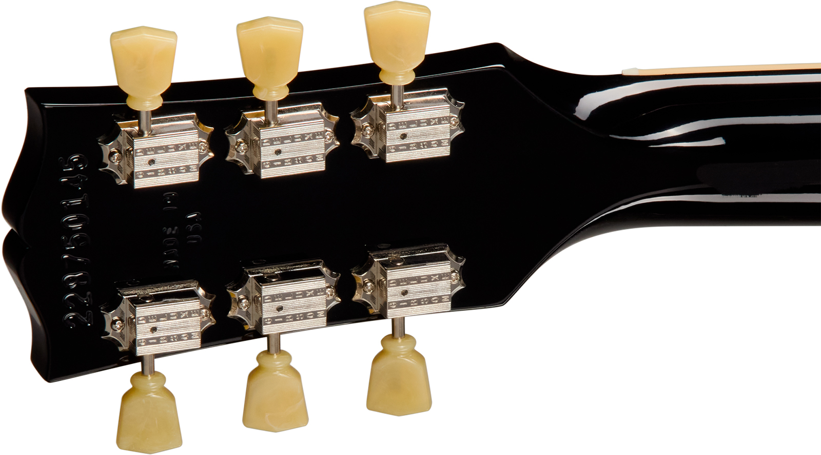 Gibson Es335 50s Usa 2h Ht Rw - Ebony - Semi-hollow electric guitar - Variation 5