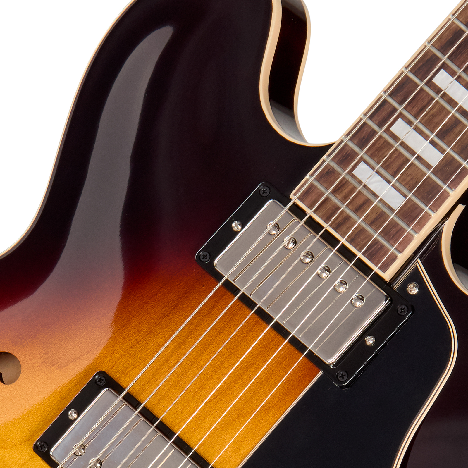 Gibson Es335 60s Usa 2h Ht Rw - Vintage Burst - Semi-hollow electric guitar - Variation 2
