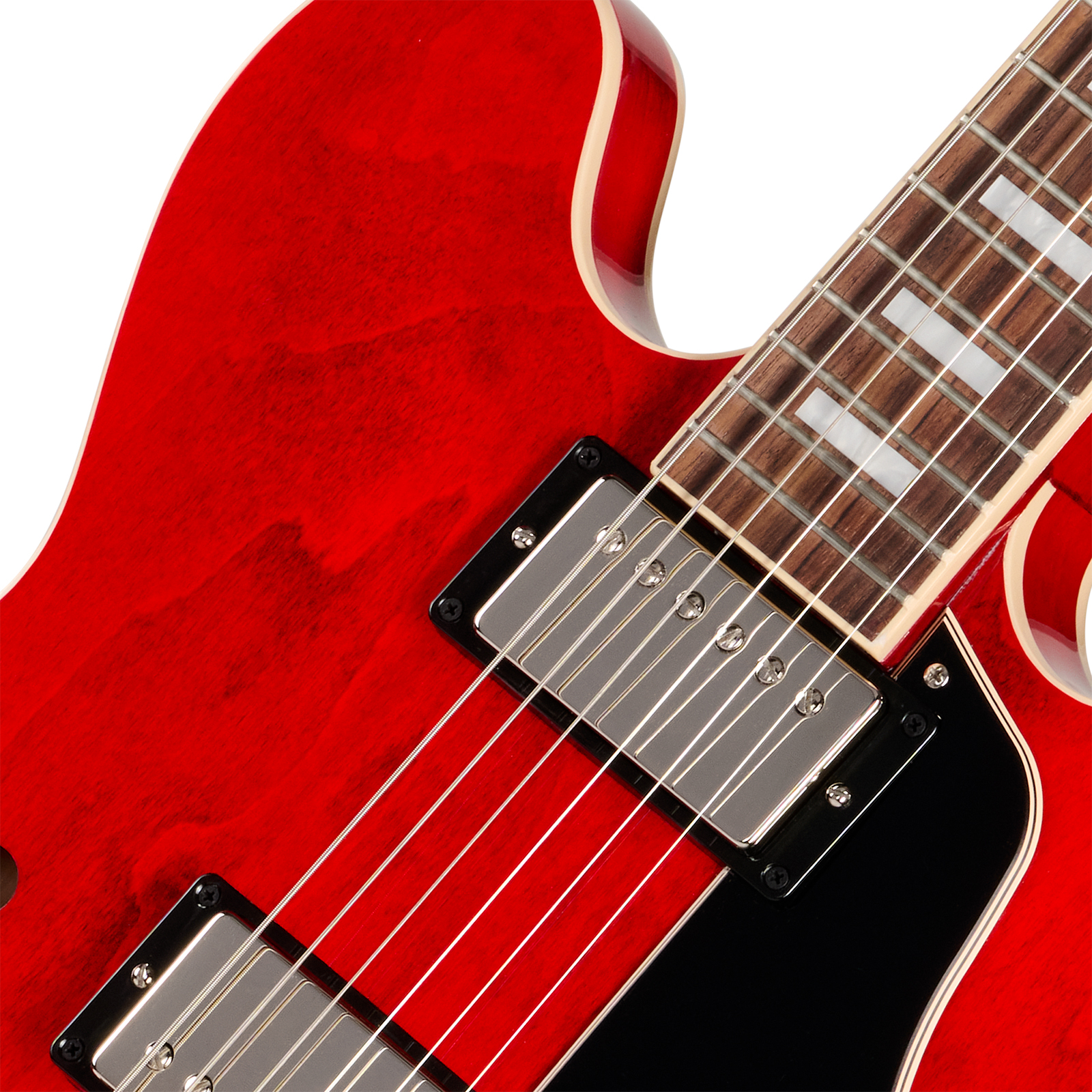 Gibson Es335 60s Usa 2h Ht Rw - Sixties Cherry - Semi-hollow electric guitar - Variation 2