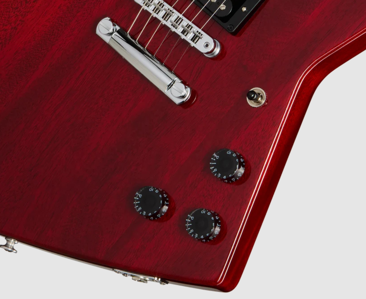 Gibson Explorer 80s 2h Ht Rw - Cherry - Metal electric guitar - Variation 3