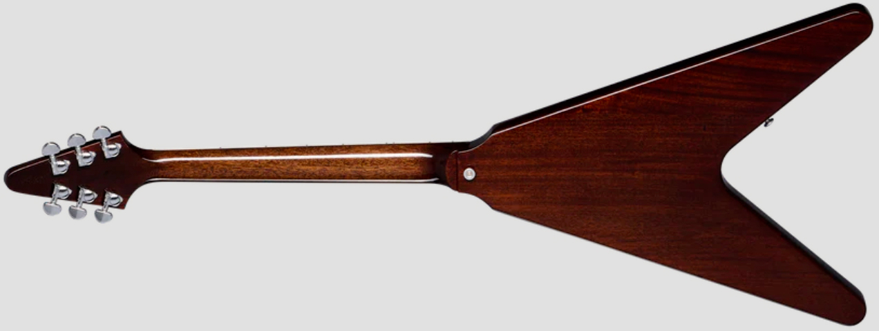 Gibson Flying V 70s Original 2h Ht Rw - Dark Walnut - Metal electric guitar - Variation 1