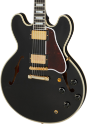 Semi-hollow electric guitar Gibson Custom Shop 1959 ES-355 Reissue - Ebony