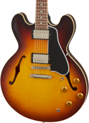 Semi-hollow electric guitar Gibson Custom Shop Historic 1959 ES-335 Reissue - Vos vintage sunburst