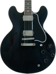 Semi-hollow electric guitar Gibson Custom Shop Historic 1959 ES-335 Reissue - Vos ebony