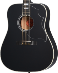 Electro acoustic guitar Gibson Custom Shop Hummingbird Custom - Ebony