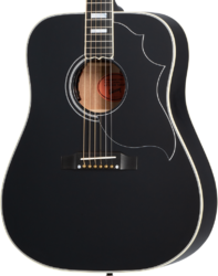 Electro acoustic guitar Gibson Custom Shop Hummingbird Custom - ebony