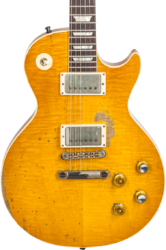Single cut electric guitar Gibson Custom Shop Kirk Hammett Greeny 1959 Les Paul Standard - Murphy Lab Aged Greeny Burst
