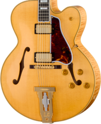 Hollow-body electric guitar Gibson Custom Shop L-5 CES Reissue - VOS Antique Natural