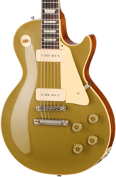 Single cut electric guitar Gibson Custom Shop 1955 NAMM Show Commemorative Les Paul Ltd - Murphy lab light aged nugget gold