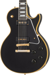 Single cut electric guitar Gibson Custom Shop 1954 Les Paul Custom Black Beauty Reissue - Vos ebony