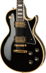 Single cut electric guitar Gibson Custom Shop 1968 Les Paul Custom Reissue - Ebony