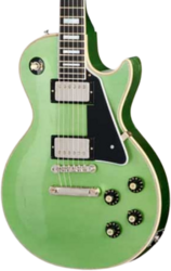 Single cut electric guitar Gibson Custom Shop Custom 1968 Les Paul Custom Reissue - Murphy Lab Aged Jade Green