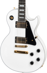 Single cut electric guitar Gibson Custom Shop Les Paul Custom - Alpine white