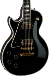 Left-handed electric guitar Gibson Custom Shop Les Paul Custom Left Hand - Ebony