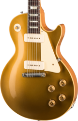 Single cut electric guitar Gibson Custom Shop 1954 Les Paul Goldtop Reissue - Vos double gold