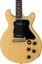 Single cut electric guitar Gibson Custom Shop 1960 Les Paul Special Double Cut Reissue - Vos tv yellow