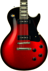 Single cut electric guitar Gibson Custom Shop 1956 Les Paul Standard #65457 - VOS Red Sparkle Burst