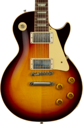 Single cut electric guitar Gibson Custom Shop 1958 Les Paul Standard Reissue #831395 - Murphy Lab Ultra Light Aged Bourbon Burst