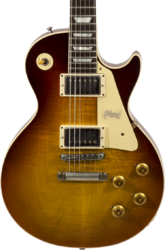 Single cut electric guitar Gibson Custom Shop 1959 Les Paul Standard - Vos dark bourbon fade