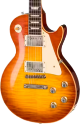 Single cut electric guitar Gibson Custom Shop 1960 Les Paul Standard Reissue - VOS Tangerine Burst