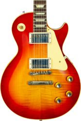 Single cut electric guitar Gibson Custom Shop 1960 Les Paul Standard Reissue #04714 - VOS Washed Cherry Sunburst