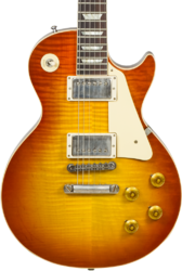 Single cut electric guitar Gibson Custom Shop 60th Anniversary 1960 Les Paul Standard V1 #001496 - Vos antiquity burst