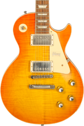 Single cut electric guitar Gibson Custom Shop 60th Anniversary 1960 Les Paul Standard V2 #0600 - VOS Orange Lemon Fade