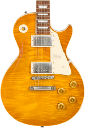 Single cut electric guitar Gibson Custom Shop Burstdriver Les Paul Standard - Vos amber ale