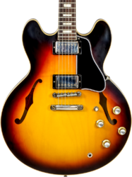 Semi-hollow electric guitar Gibson Custom Shop M2M 1964 ES-335 #130446 - Murphy lab light aged vintage burst