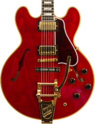 Semi-hollow electric guitar Gibson Custom Shop M2M 1959 ES-355 Bigsby #A950134 - VOS 60s Cherry