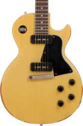 Single cut electric guitar Gibson Custom Shop M2M 1957 Les Paul Special Single Cut Reissue #70811 - Heavy aged tv yellow