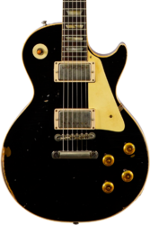 Single cut electric guitar Gibson Custom Shop M2M 1958 Les Paul Standard #85546 - Murphy Lab Light Aged Ebony O. Gold