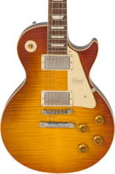 Single cut electric guitar Gibson Custom Shop M2M 1958 Les Paul Standard #89886 - Aged royal teaburst