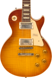 Single cut electric guitar Gibson Custom Shop M2M 60th Anniversary 1959 Les Paul Standard #993516 - Vos royal teaburst