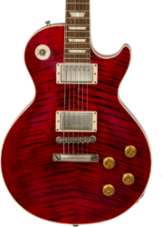 Single cut electric guitar Gibson Custom Shop M2M Les Paul Standard 1959 Reissue #943147 - Vos red tiger